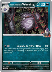 Image for Team Rocket's Weezing (126/182) (DRI) - Pokemon
