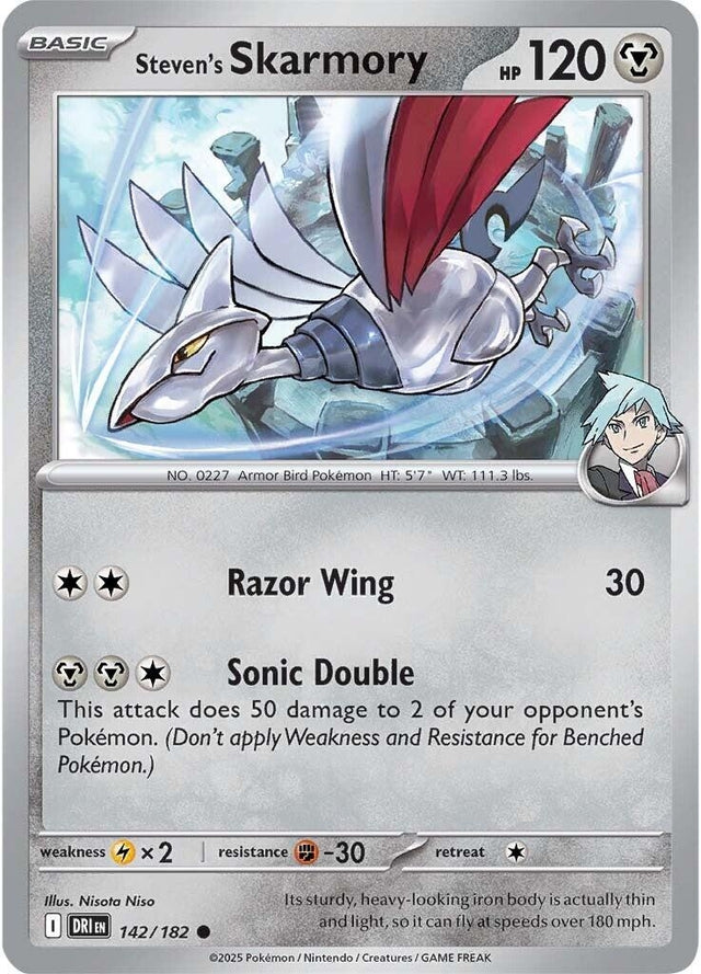 Image for Steven's Skarmory (142/182) (DRI) - Pokemon