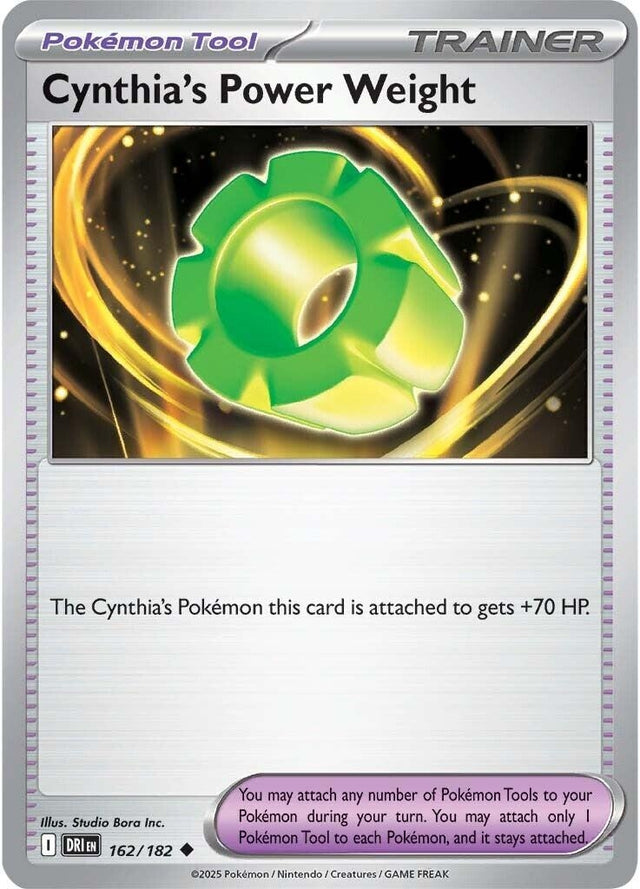 Image for Cynthia's Power Weight (162/182) (DRI) - Pokemon