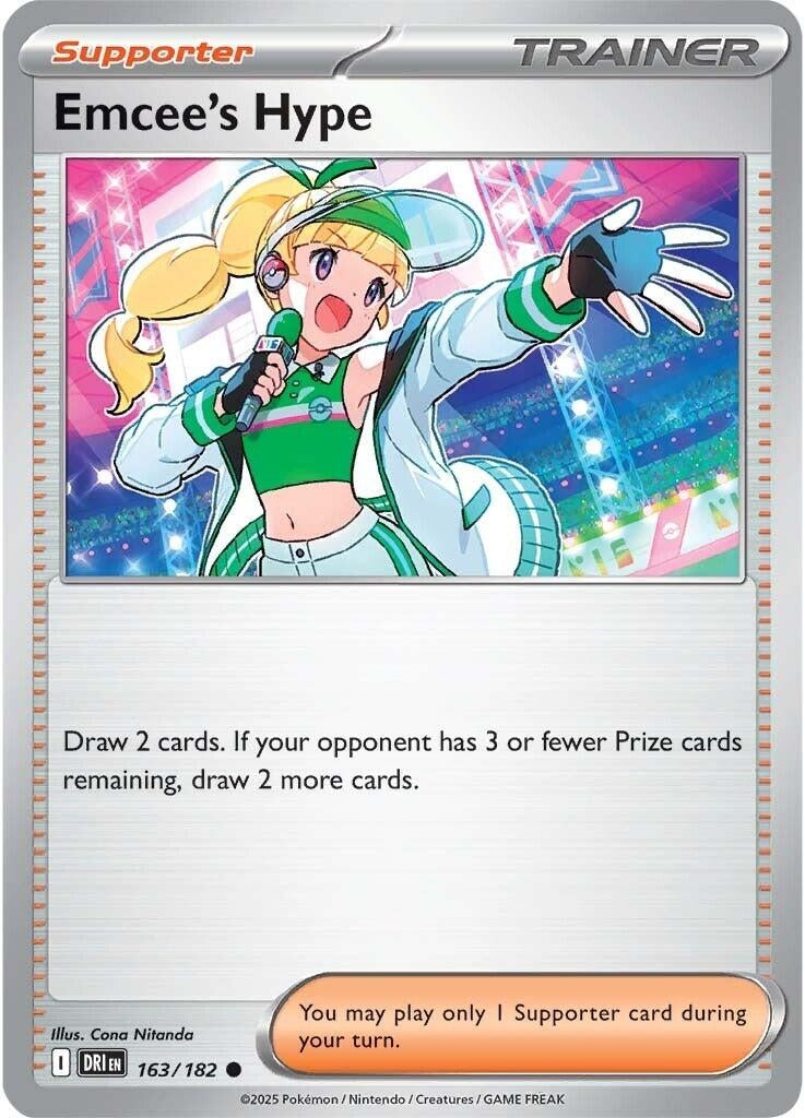 Image for Emcee's Hype (163/182) (DRI) - Pokemon