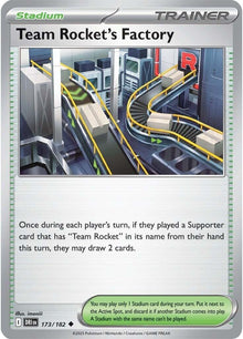 Image for Team Rocket's Factory (173/182) (DRI) - Pokemon