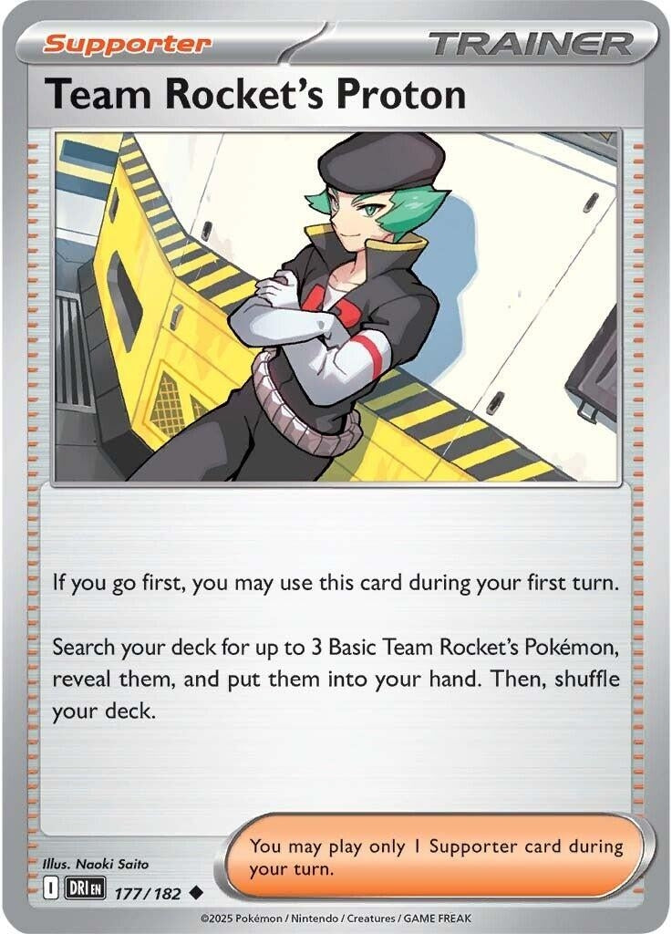 Image for Team Rocket's Proton (177/182) (DRI) - Pokemon