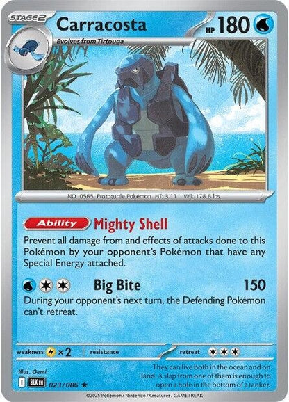 Image for Carracosta (023/086) (BLK) - Pokemon