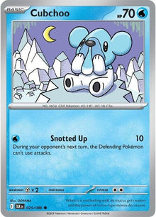 Image for Cubchoo (025/086) (BLK) - Pokemon