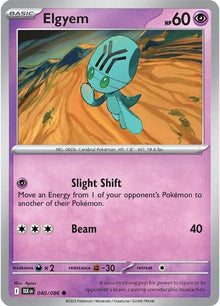 Image for Elgyem (040/086) (BLK) - Pokemon