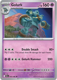 Image for Golurk (043/086) (BLK) - Pokemon