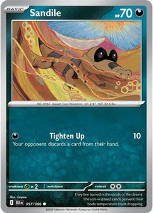 Image for Sandile (057/086) (BLK) - Pokemon