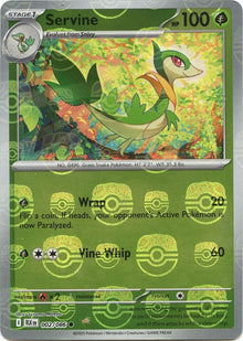 Image for Servine (Master Ball Pattern) (002/086) (BLK) - Pokemon