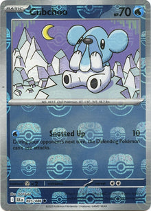 Image for Cubchoo (Master Ball Pattern) (025/086) (BLK) - Pokemon