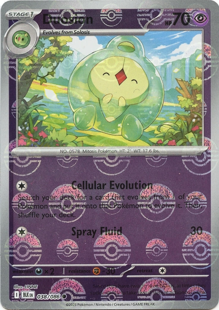 Image for Duosion (Poke Ball Pattern) (038/086) (BLK) - Pokemon