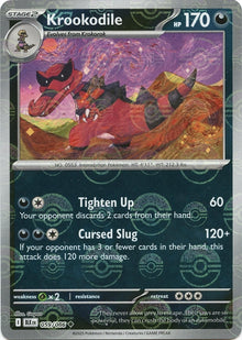 Image for Krookodile (Poke Ball Pattern) (059/086) (BLK) - Pokemon