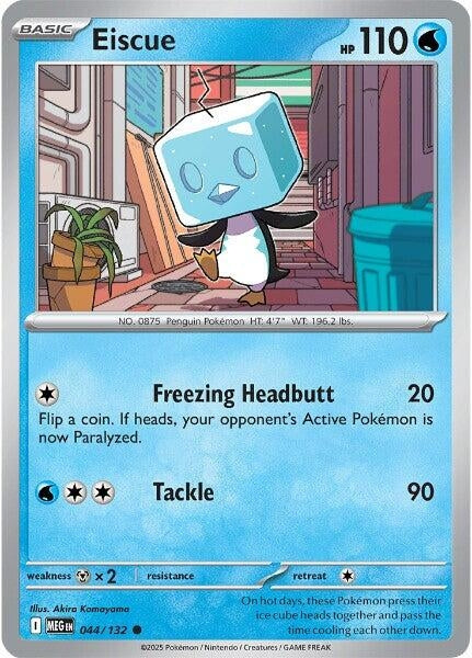 Image for Eiscue (044/132) (MEG) - Pokemon