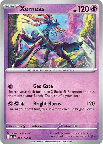 Image for Xerneas (064/132) (MEG) - Pokemon