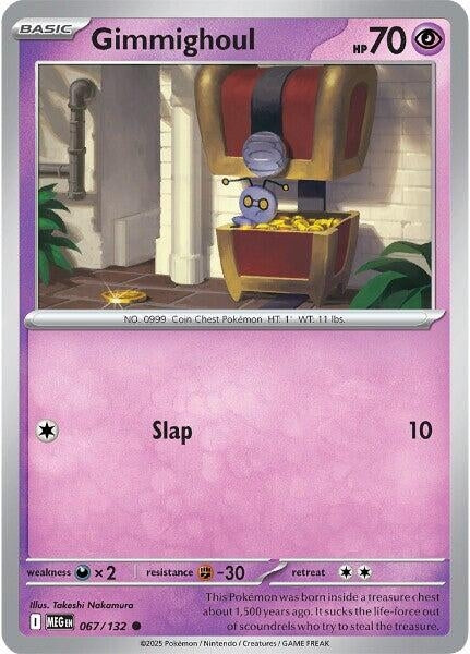 Image for Gimmighoul (067/132) (MEG) - Pokemon