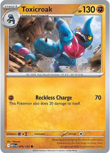 Image for Toxicroak (079/132) (MEG) - Pokemon