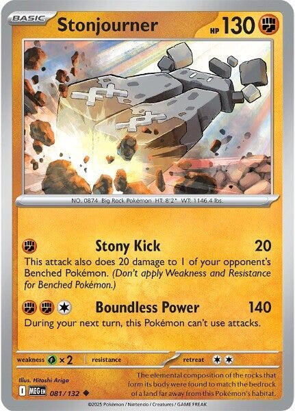 Image for Stonjourner (081/132) (MEG) - Pokemon