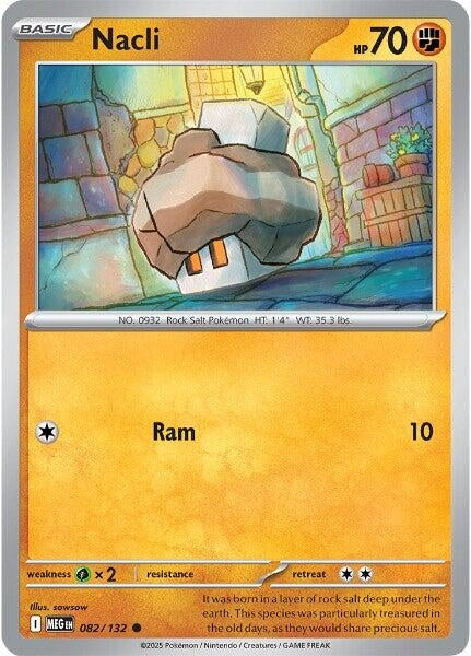 Image for Nacli (082/132) (MEG) - Pokemon