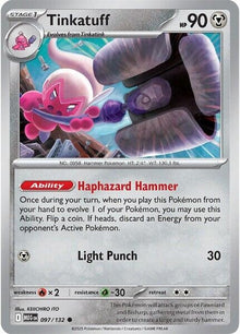 Image for Tinkatuff (097/132) (MEG) - Pokemon