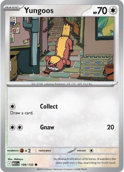 Image for Yungoos (109/132) (MEG) - Pokemon