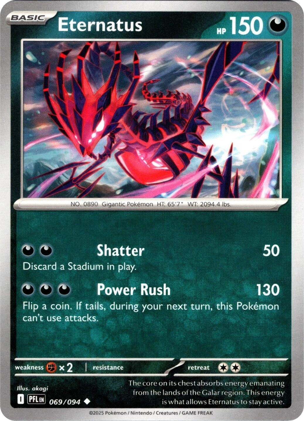 Image for Eternatus (069/094) (PFL) - Pokemon