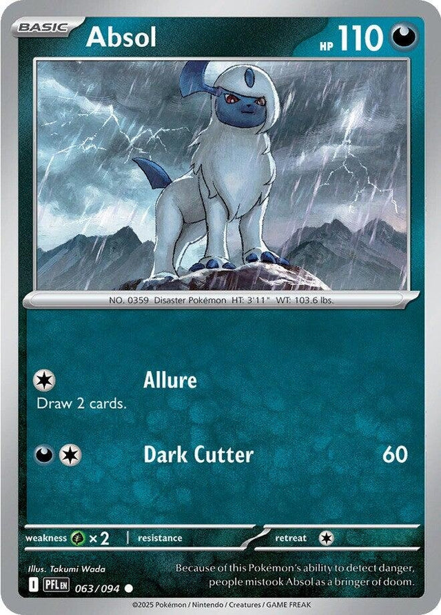 Image for Absol (063/094) (PFL) - Pokemon