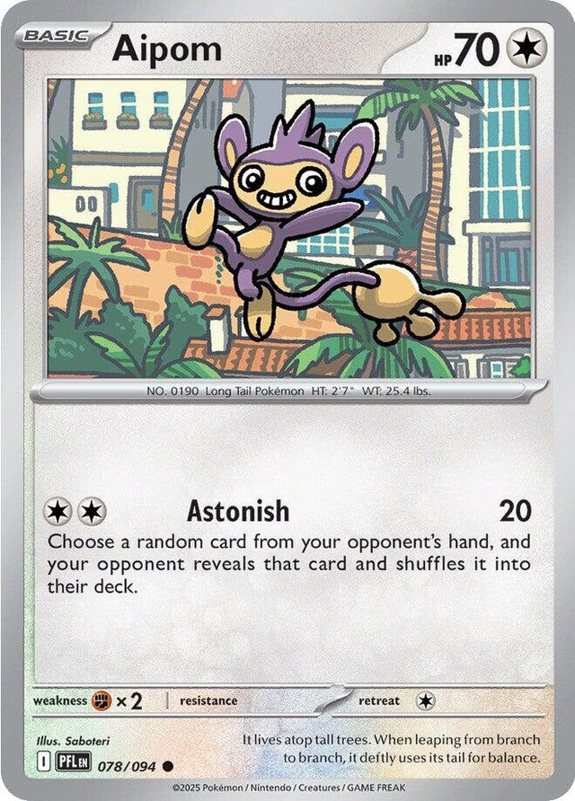 Image for Aipom (078/094) (PFL) - Pokemon