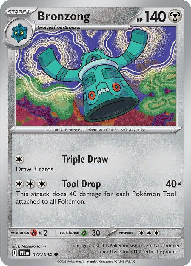 Image for Bronzong (072/094) (PFL) - Pokemon