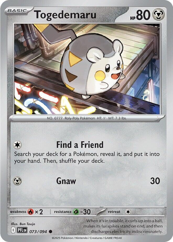 Image for Togedemaru (073/094) (PFL) - Pokemon
