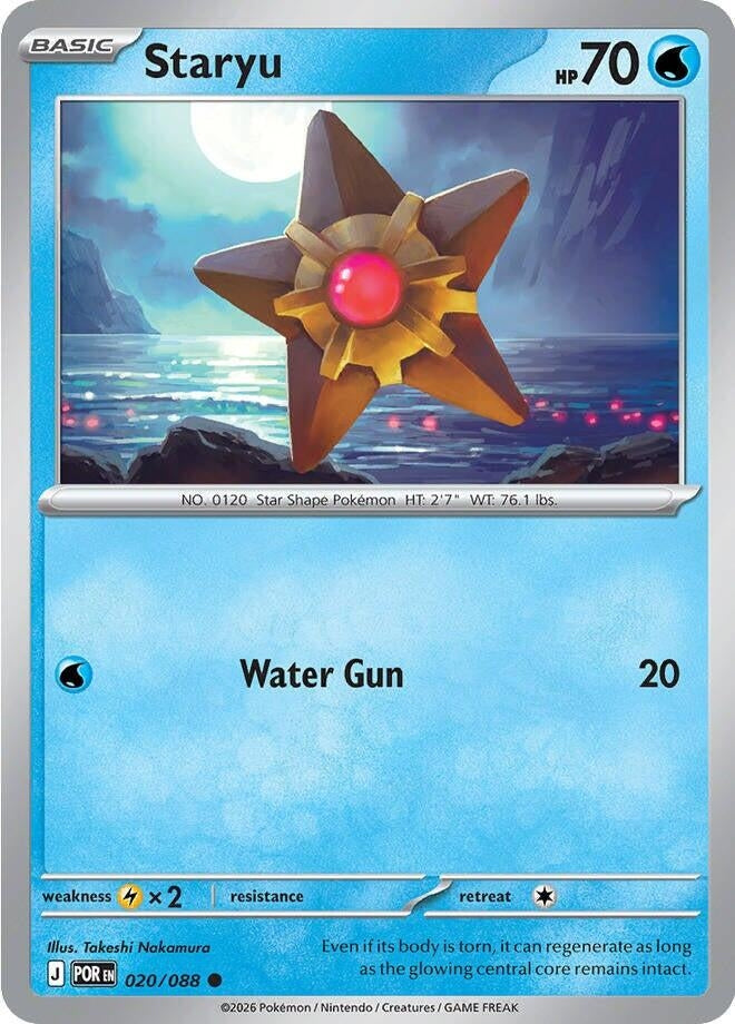 Image for Staryu (020/088) (POR) - Pokemon