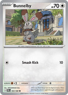 Image for Bunnelby (064/088) (POR) - Pokemon