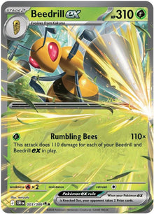 003/086 Beedrill ex ME04: Chaos Rising (CRI) NM