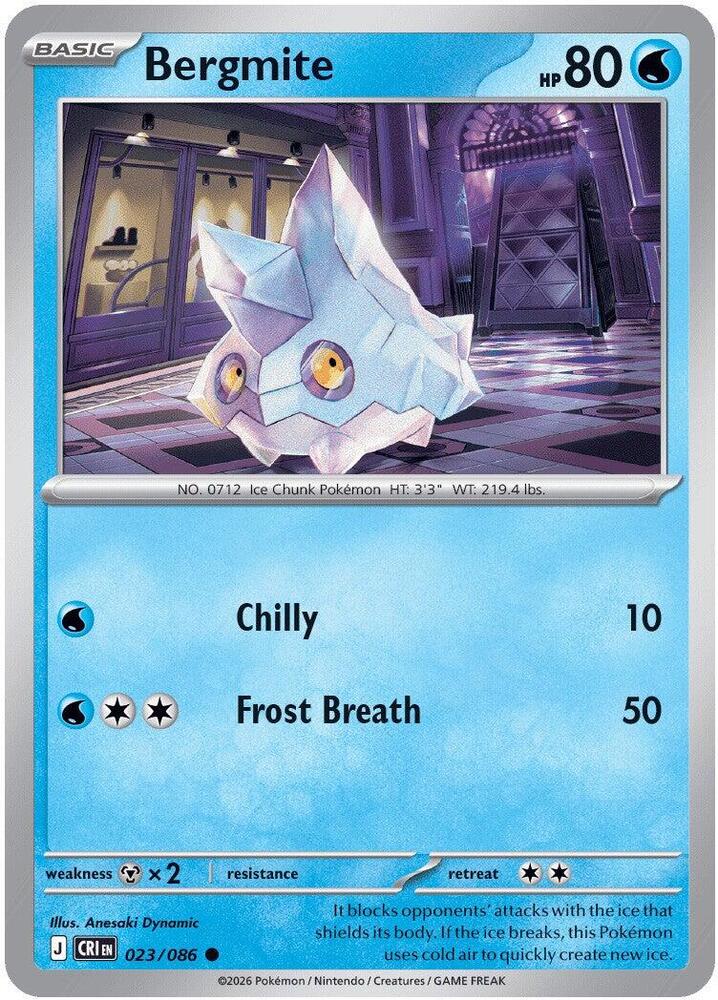 023/086 Bergmite ME04: Chaos Rising (CRI) NM
