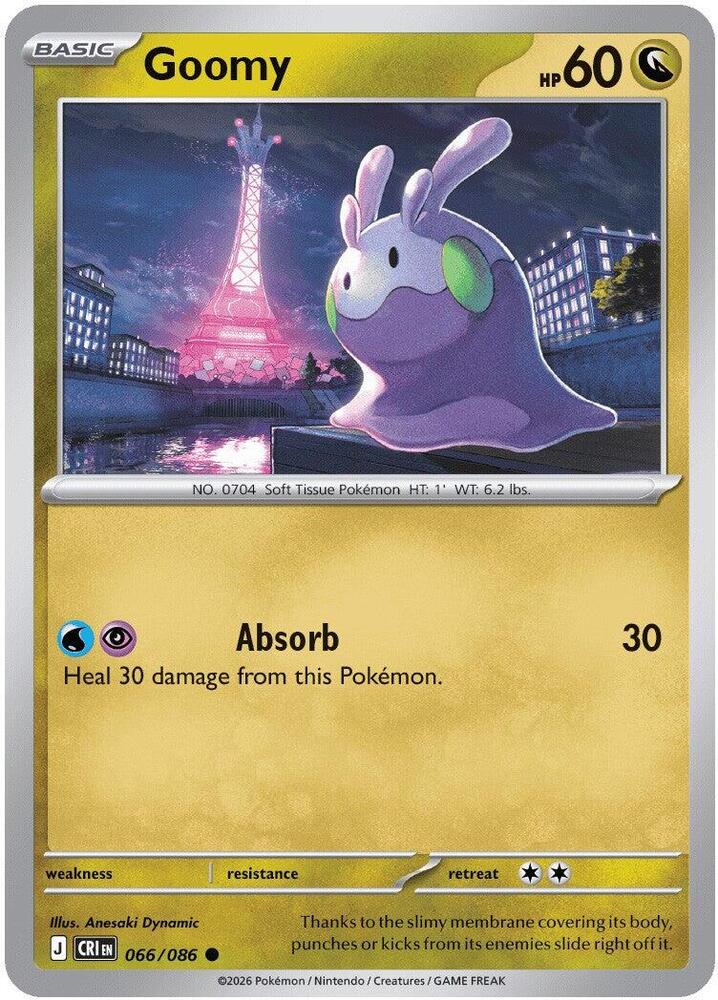 066/086 Goomy ME04: Chaos Rising (CRI) NM