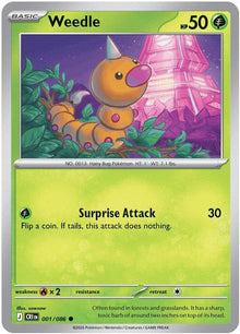 001/086 Weedle ME04: Chaos Rising (CRI) NM