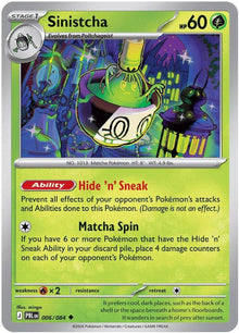 006/084 Sinistcha ME05: Pitch Black (PBL) NM