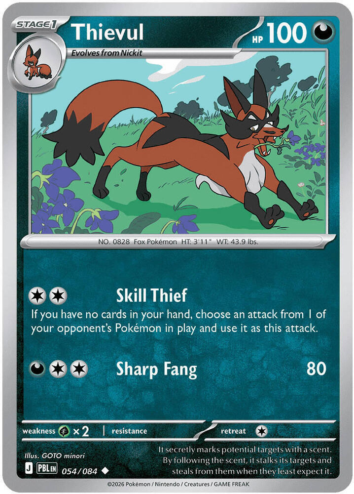 054/084 Thievul ME05: Pitch Black (PBL) NM