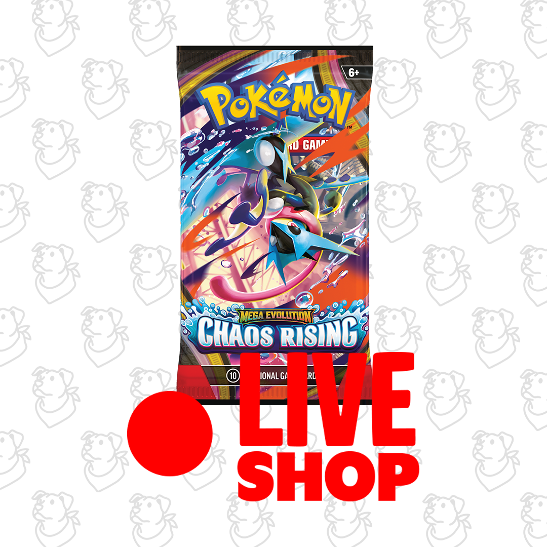 POKÉMON TCG Mega Evolution Chaos Rising Booster Pack (LIVE) - Friendly Collectibles