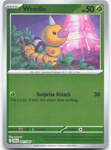 001/086 Weedle Reverse Holo ME04: Chaos Rising (CRI) NM