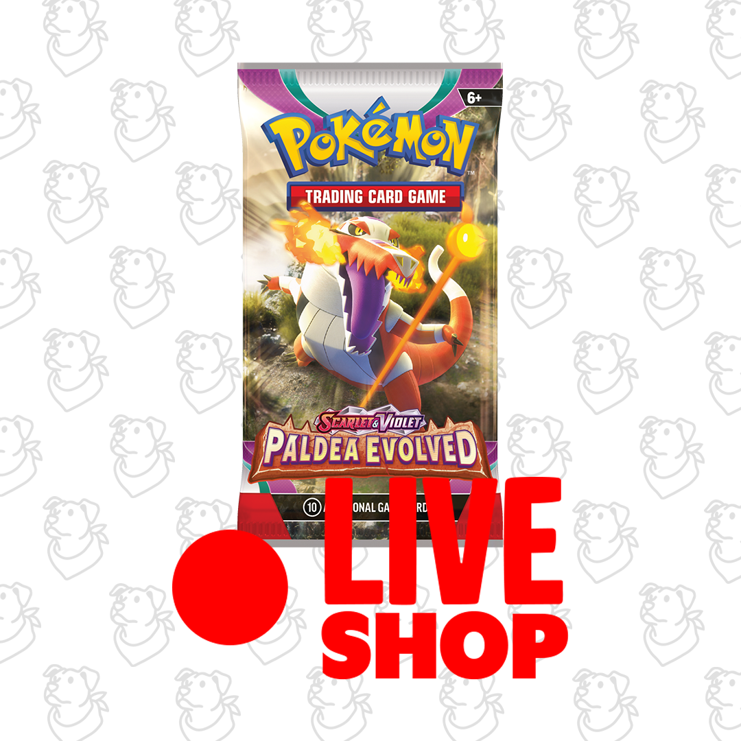 POKÉMON TCG Scarlet & Violet Paldea Evolved Booster Pack (LIVE) - Friendly Collectibles