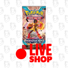 POKÉMON TCG Scarlet & Violet 4 Paradox Rift Booster Pack (LIVE)
