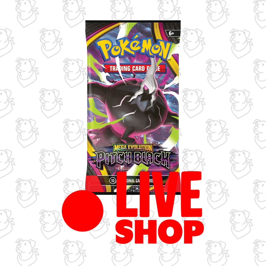 POKÉMON TCG Mega Evolution Pitch Black Booster Pack (LIVE)