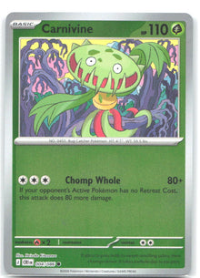 004/086 Carnivine Reverse Holo ME04: Chaos Rising (CRI) NM
