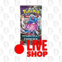 POKÉMON TCG Scarlet & Violet 5 Temporal Forces Booster Pack (LIVE)