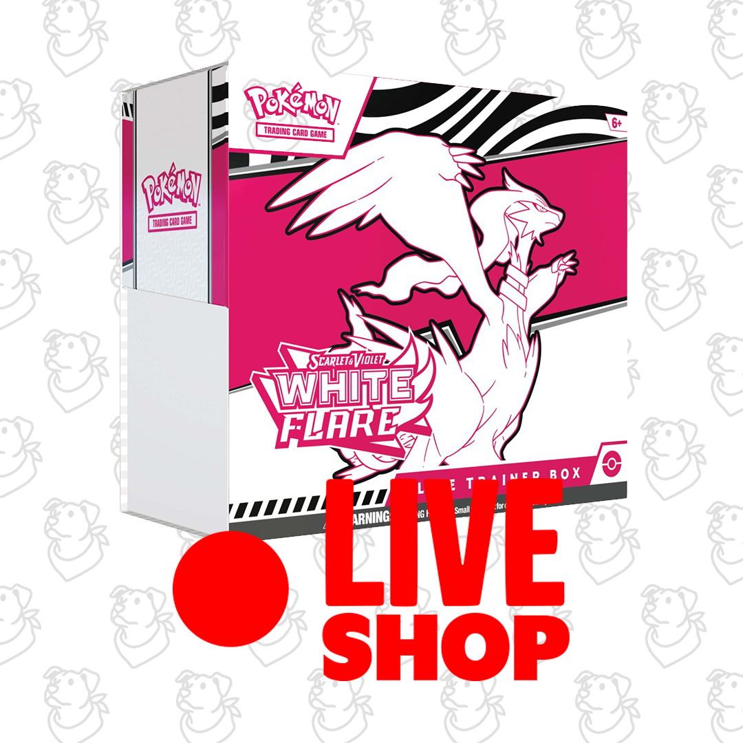 POKÉMON TCG Scarlet & Violet White Flare Elite Trainer Box (LIVE) - Friendly Collectibles