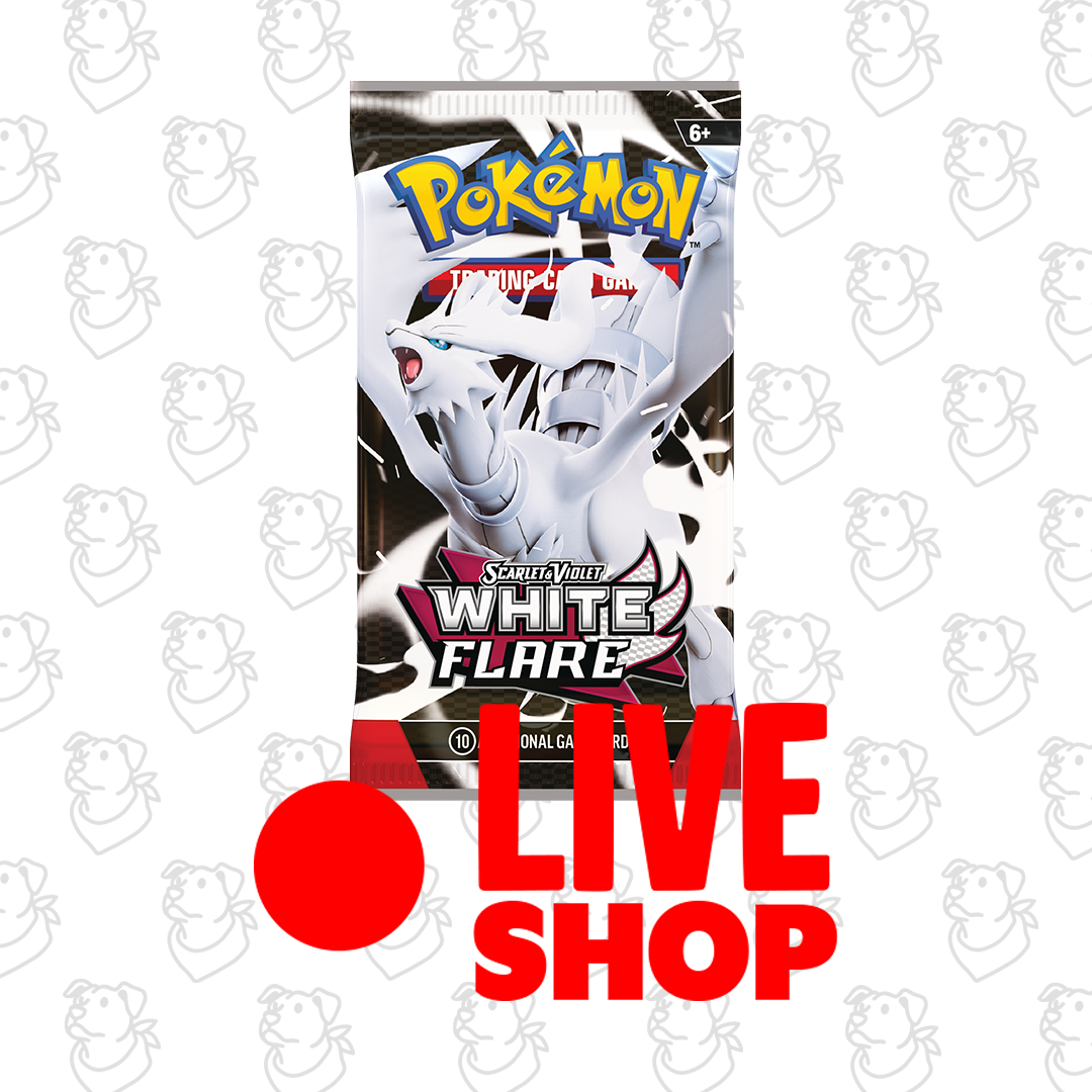 POKÉMON TCG Scarlet & Violet White Flare Booster Pack (LIVE) - Friendly Collectibles